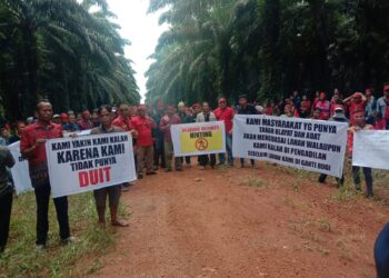 Butut Dari Sengketa Lahan Dengan Perusahaan PT. Sinar Mas Grup yang Tak Kunjung Slesai, Warga Desa Sebabi Siap Melakukan Aksi Besar besaran