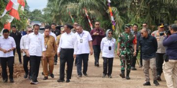 Pangdam XII/Tpr Bersama Kapolda Kalteng Dampingi Kunjungan Kerja Presiden RI Ir.H.Joko Widodo