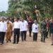 Pangdam XII/Tpr Bersama Kapolda Kalteng Dampingi Kunjungan Kerja Presiden RI Ir.H.Joko Widodo