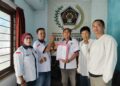 Ajat Serahkan Formulir Pendaftaran Pemilihan Ketua PWI Lebak