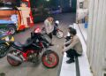 Personil Polsek Sukalarang Patroli Toko Minimarket dan Dialogis dengan Masyarakat