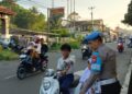 Ingatkan Pentingnya Penggunaan Helm Bagi Pengendara Sepeda Motor