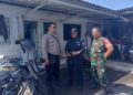 Sinergitas TNI – POLRI, Bhabinsa Bersama Bhabinkamtibmas Polsek Cibeureum Laksanakan Giat Pemantauan wilayah