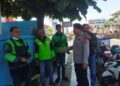 Unit Samapta Polsek Cikole Laksanakan Giat Patroli Dialogis Dengan Ojol