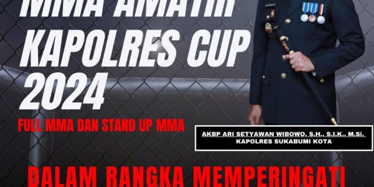 Meriahkan Hari Bhayangkara ke-78, Polres Sukabumi Kota Gelar Kejuaraan MMA Amatir Kapolres Cup 2024