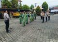 Kapolsek Warudoyong Pimpin Apel Siaga Satlinmas Dalam Rangka Penguatan Peran Linmas