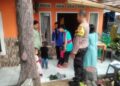 Sambang Tingkatkan Pengawasan, Bhabinkabtibmas Sudajayahilir Dampingi Giat Posyandu Flamboyan 2