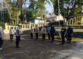 Apel Pagi dan Pengecekan Kelengkapan Personil Polsek Kadudampit