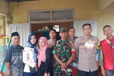 Bhabinkamtibmas Polsek Cireunghas Tinjau Intervensi Pencegahan Stunting Serta Pendampingan Tim Stunting