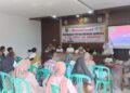 Bhabinkamtibmas Hadiri Sosialisasi Pencegahan dan Penyalahgunaan Narkoba di Aula Desa Semplak