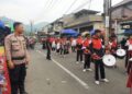Perayaan Pawai Karnaval Syukuran kenaikan kelas Polsek Lembursitu Lakukan Pengamanan