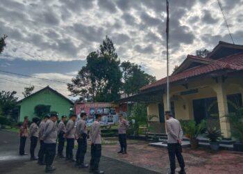 Polsek Warudoyong Gelar Apel Pagi Sebagai Bentuk Kedisiplinan