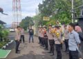 Kapolsek Citamiang Gelar Apel Pagi Sebagai Bentuk Kedisiplinan