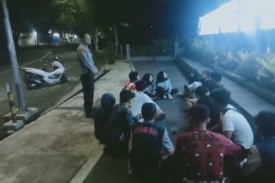 Guna Ciptakan Keamanan yang Kondusif, Unit Samapta Polsek Cibeureum Patroli Dialogis