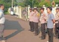 Polsek Citamiang Gelar Apel Pagi Sebagai Bentuk Kedisiplinan