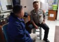 Bhabinkamtibmas Polsek Cikole Laksanakan Giat Sambang Dengan Satpam