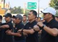 Jelang Hari Bhayangkara ke-78, Polres Sukabumi Kota Gelar Olahraga Bersama