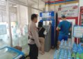 Anggota patroli  Polsek Lembursitu Polres Sukabumi Kota Pantau Dan Cek Mesin Atm