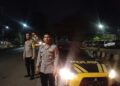 Pantau kamtibmas malam. Polsek Baros Strong point jalur antisipasi Gukamtibmas