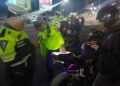 Polres Sukabumi Kota Amankan Belasan Motor Berknalpot Brong