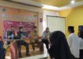 Bhabinkamtibmas Polsek Cisaat Hadiri Pelantikan Pantarlih Pilkada 2024 di Wilayah Kecamatan Cisaat Kabupaten Sukabumi