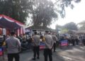 Menyambut HUT Bhayangkara Ke-78, Bhabinkamtibmas Dampingi Warganya Hadiri Bakti Sosial HUT Bhayangkara