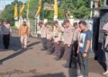 Kapolsek Citamiang Gelar Apel Pagi Sebagai Bentuk Kedisiplinan