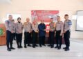 Bhabinkamtibmas Polsek Warudoyong Dampingi Siswa SIP 53 Dalam Rangka Penyuluhan Harkamtibmas
