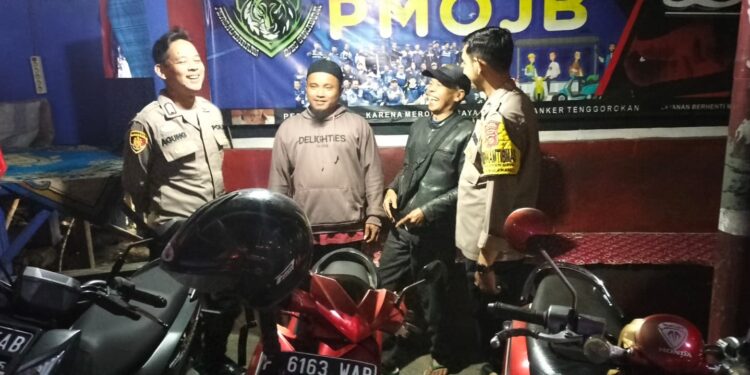 Patroli Strong Point Malam Hari Wujudkan Situasi Kamtibmas Yang Aman Dan Kondusif