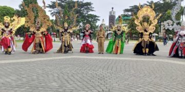 PPSC Desa Pamokolan Tampilkan Seni dalam Ethnic Carnival Hari Jadi Ciamis Ke- 382