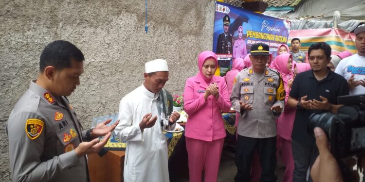 Bakti Polri Untuk Negeri, Kapolres Sukabumi Kota Resmikan Rutilahu Jadi Rumah Layak Huni