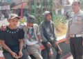 Guna menciptakan keamanan dan kondusif, Kapolsek Citamiang Patroli Dialogis dan Sambangi Warga.