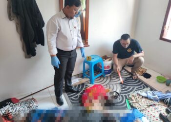 Respon Info Warga, Polres Sukabumi Kota Cek Lokasi Pria Jompo Yang Meninggal di Tempat Kos