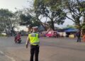 Wujudkan Kamtibcarlantas, Polsek Baros efektifkan personil laksanakan Gatur pagi