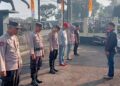 Polsek Citamiang Gelar Apel Pagi Sebagai Bentuk Kedisiplinan.