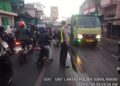 Antisipasi Kemacetan Pagi, Unit Lantas Polsek Sukalarang Melaksanakan Gatur Lalin Saat Jam Masuk Karyawan