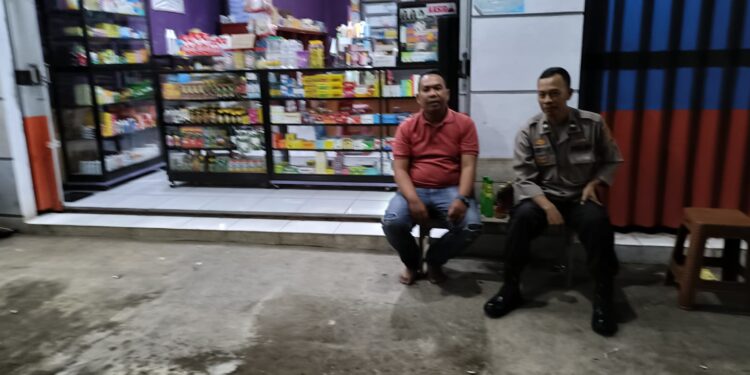 Antisipasi Kejahatan Malam Hari,Polsek Sukaraja Laksanakan Patroli Dialogis