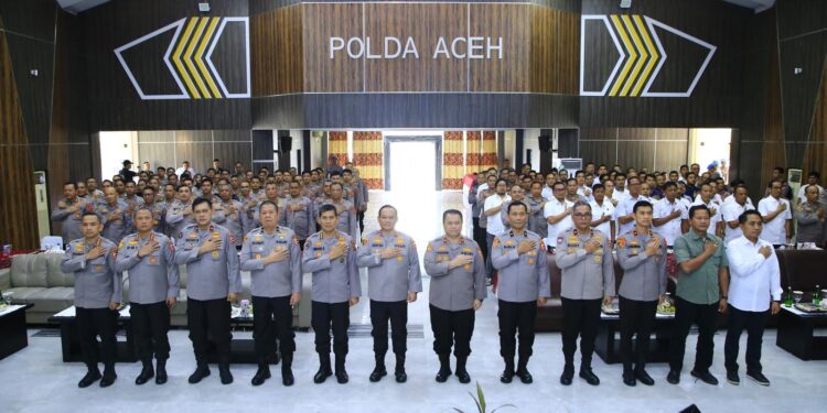 Jelang Pilkada, Kaops NCS Polri Beri Arahan di Polda Aceh: Junjung Tinggi Persatuan dan Kesatuan Bangsa