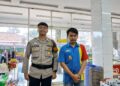 Patroli sambang Alfamart dan Indomart, Polsek Lembursitu beri himbauan kamtibmas