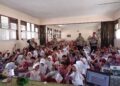 Masa Pengenalan Lingkungan Sekolah ( MPLS ) Bhabinkamtibmas Berikan Penyuluhan kepada Siswa/i