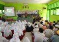 Masa Pengenalan Lingkungan Sekolah ( MPLS ) Bhabinkamtibmas Berikan Penyuluhan kepada Siswa/i SMP