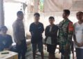 Sinergitas TNI-POLRI Bhabinkamtibmas bersama Babinsa    Sambang warga binaan.