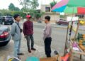 Guna menciptakan keamanan yang kondusif, unit Samapta Polsek Cibeureum Patroli Dialogis dan Sambangi Warga