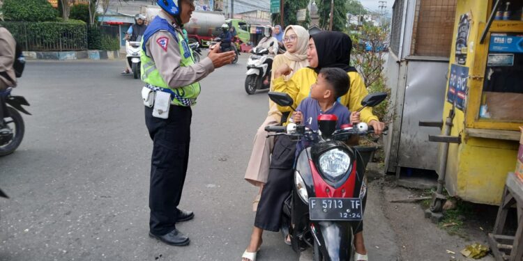 Polsek Sukaraja Polres Sukabumi Kota  konsisten melaksanakan Ops Patuh Lodaya 2024