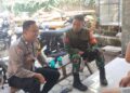 Sinergitas TNI-POLRI Bhabinkamtibmas bersama Babinsa    Sambang warga binaan.
