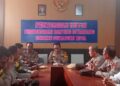 Kapolsek Citamiang Gelar Anev Mingguan.