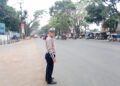Turjawali pagi hari, bentuk pelayanan personil polsek baros kepada masyarakat.