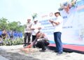 Kapolri Laksanakan Peletakan Batu Pertama Pembangunan Gedung Pusdiklat SPSI di Kawasan Jatiluhur Kab. Purwakarta