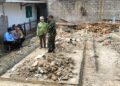 Bhabinkamtibmas Sukaraja Polsek Sukaraja bersama Babinsa Sukaraja melaksanakan Pengecekan Pembangunan Rutilahu