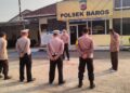 Wujudkan Kebersamaan, Polsek Baros konsisten Apel Pagi dalam mengemban tugas